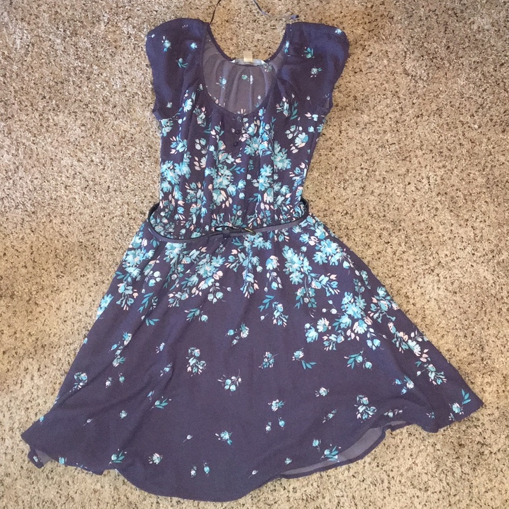 Lauren Conrad floral dress XS